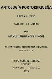 Antología portorriqueña by Manuel Fernández Juncos