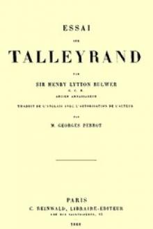 Essai sur Talleyrand by Baron Dalling and Bulwer Henry Lytton Bulwer