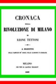 Cronaca della rivoluzione di Milano by Leone Tettoni