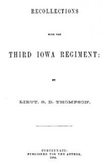 Recollections with the Third Iowa Regiment by Seymour Dwight Thompson