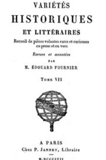 Variétés Historiques et Littéraires (07/10) by Unknown
