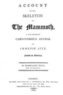 Account of the Skeleton of the Mammoth by Rembrandt Peale