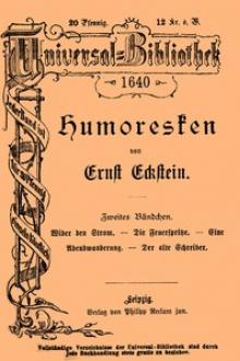 Humoresken (Zweites Bändchen) by Ernst Eckstein