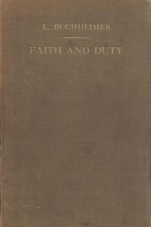 Faith and Duty by Louis Balthaser Buchheimer