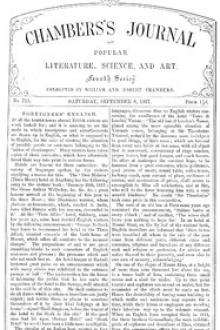 Chambers's Journal of Popular Literature, Science, and Art, No. 715 by Various