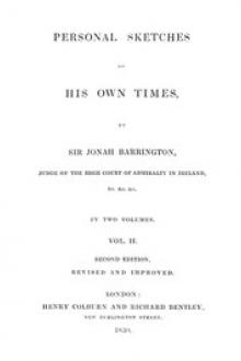 Personal Sketches of His Own Times, Vol. 2 by Sir Barrington Jonah