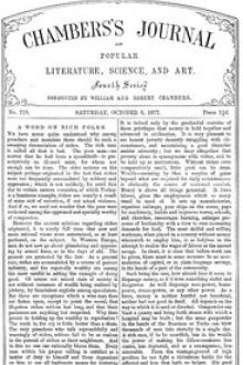 Chambers's Journal of Popular Literature, Science, and Art, No. 719 by Various