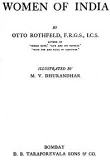 Women of India by Otto Rothfield