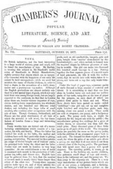 Chambers's Journal of Popular Literature, Science, and Art, No. 721 by Various