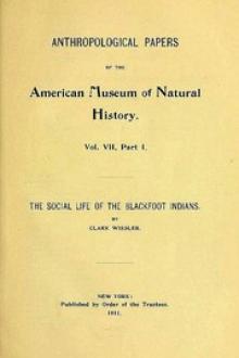The Social Life of the Blackfoot Indians by Clark Wissler