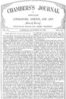 Chambers's Journal of Popular Literature, Science, and Art, No. 724 by Various