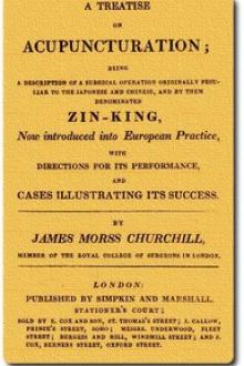A Treatise on Acupuncturation by James Morss Churchill