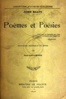 Poèmes et Poésies by John Keats