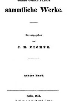 Sämmtliche Werke 8: Vermischte Schriften und Aufsätze by Johann Gottlieb Fichte