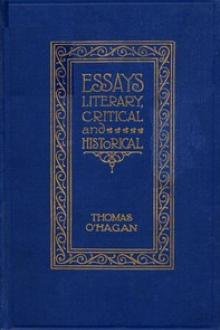 Essays Literary by Thomas O'Hagan