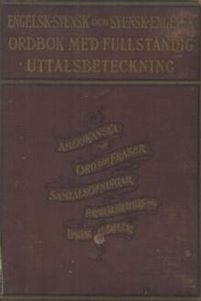 Engelsk-Svensk och Svensk-Engelsk Ordbok Med Fullständig Uttalsbeteckning by Fred. Lonnkvist