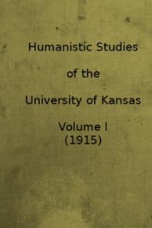 Humanistic Studies of the University of Kansas, Vol by de Witt Clinton Croissant, Pearl Hogrefe, Arthur Mitchell, Edmund Dresser Cressman