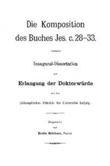 Die Komposition des Buches Jes by Martin Brückner