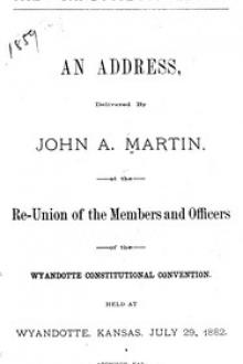 The Wyandotte Convention by John Alexander Martin