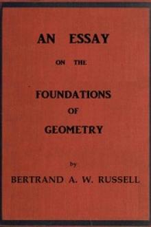 An essay on the foundations of geometry by Bertrand Russell