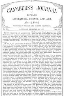 Chambers's Journal of Popular Literature, Science, and Art, No. 731 by Various