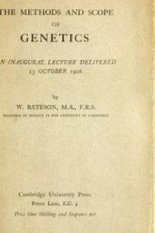 The Methods and Scope of Genetics by William Bateson