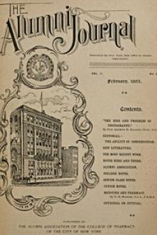 The Alumni Journal of the College of Pharmacy of the City of New York, Vol by Various