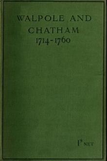 Walpole and Chatham by Katharine Ada Esdaile