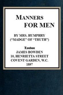 Manners for Men by Mrs. Humphry