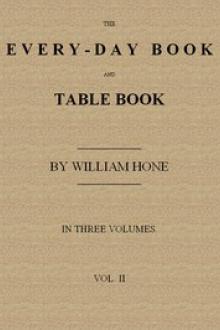 The Every-day Book and Table Book. v. 2 (of 3) by William Hone
