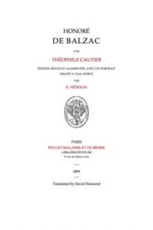 Honoré de Balzac by Théophile Gautier