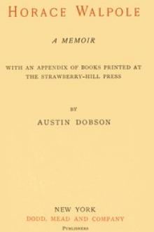 Horace Walpole by Austin Dobson