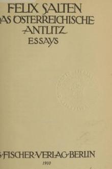 Das österreichische Antlitz by Felix Salten