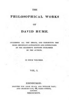 Philosophical Works, v. 1 (of 4) by David Hume