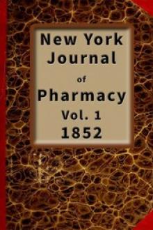 New York Journal of Pharmacy, Volume 1 (of 3), 1852 by Various