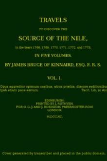 Travels to Discover the Source of the Nile, Volume I by James Bruce