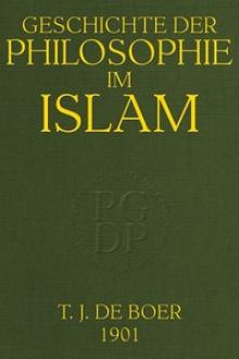 Geschichte der Philosophie im Islam by T. J. de Boer