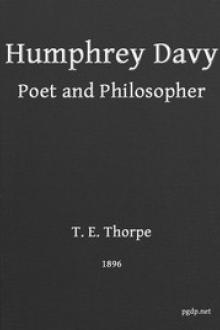Humphry Davy Poet and Philosopher by Thomas Edward Thorpe