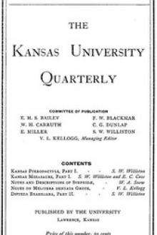 The Kansas University Quarterly, Vol. I, No. 1 by Various