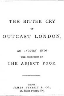 The Bitter Cry of Outcast London by William Carnall Preston, Andrew Mearns