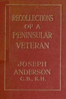 Recollections of a Peninsula Veteran by Joseph Anderson