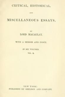 Critical, Historical, and Miscellaneous Essays; Vol. 2 by Baron Macaulay Thomas Babington Macaulay