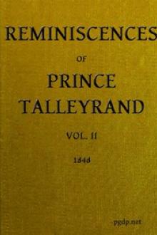 Reminiscences of Prince Talleyrand, Volume II by Édouard Colmache