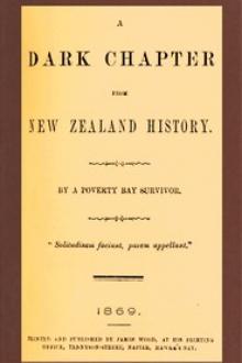 A Dark Chapter from New Zealand History by James Hawthorne