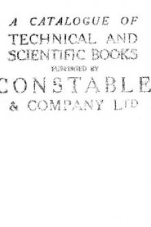 A catalogue of technical and scientific books published by Constable & Company Ltd by Various