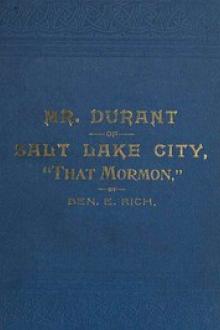 Mr. Durant of Salt Lake City by Ben E. Rich
