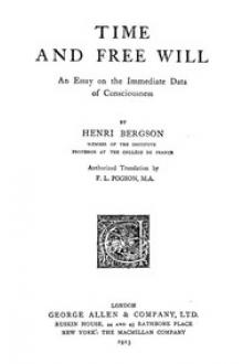 Time and Free Will by Henri Bergson