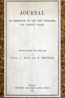 Journal of Residence in the New Hebrides, S by C. Bice, A. Brittain