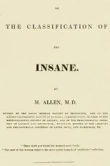 Essay on the Classification of the Insane by Matthew Allen