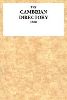 The Cambrian Directory by Anonymous